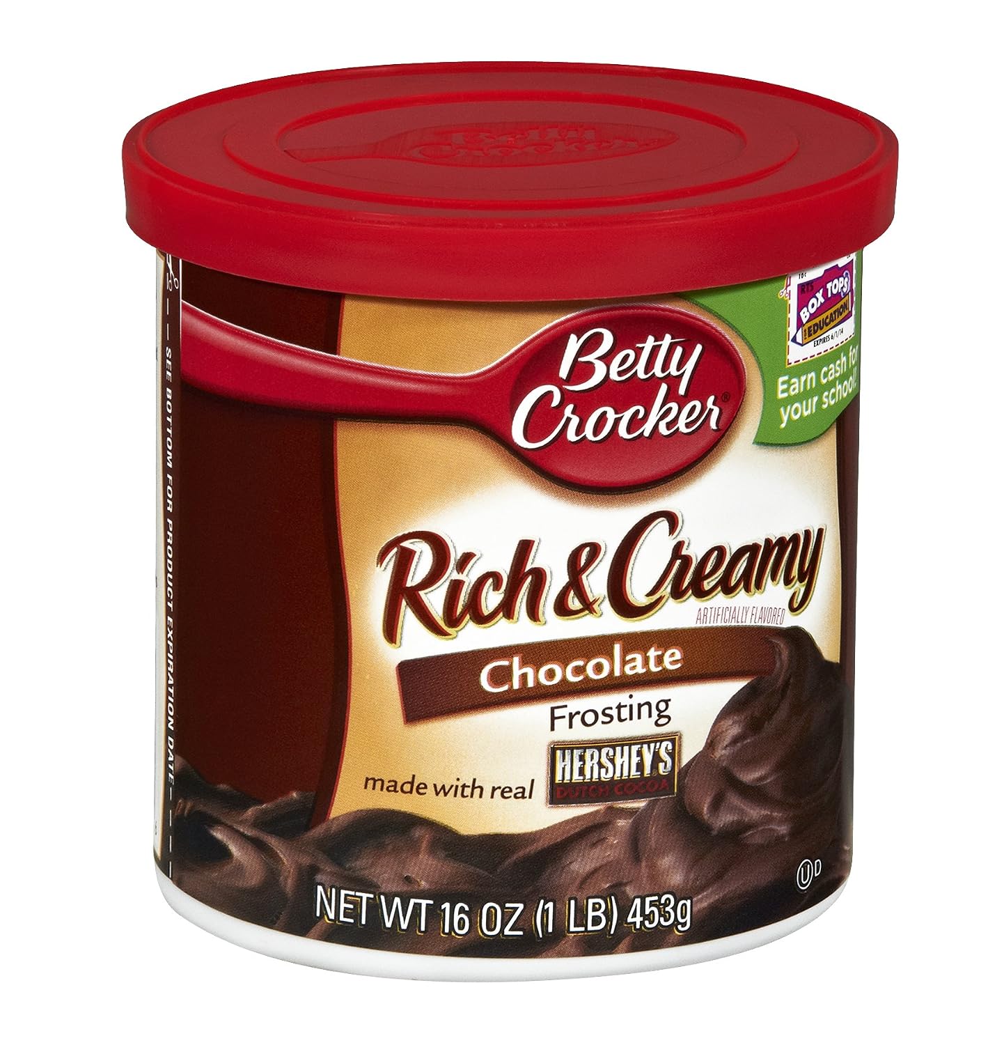 Betty crocker Rich&creamy hershey's chocolate frosting (016000458406)