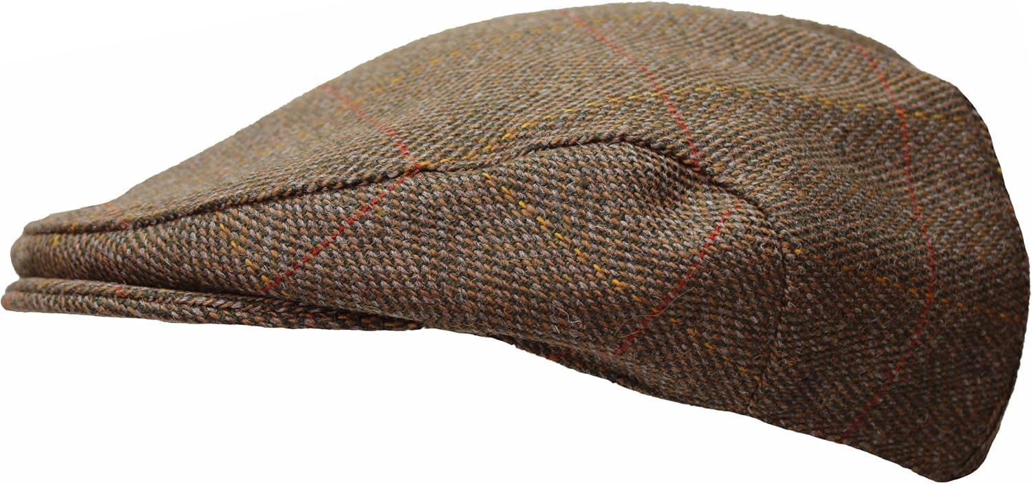 tweed flat hat