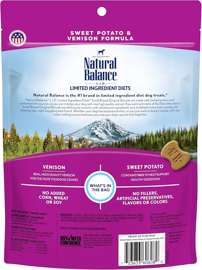 natural balance venison and potato