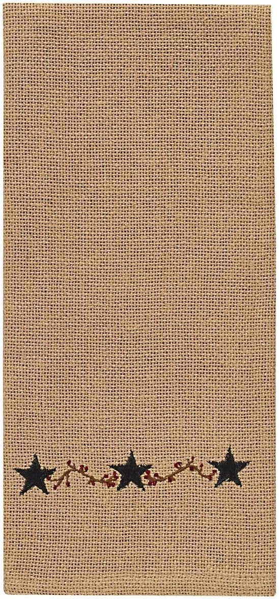 Park Designs Burlap Star Decorative Dishtowel - Set of 2