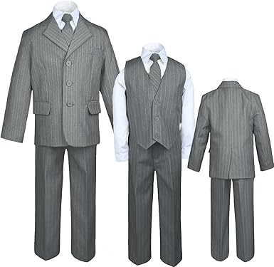 infant gray suit