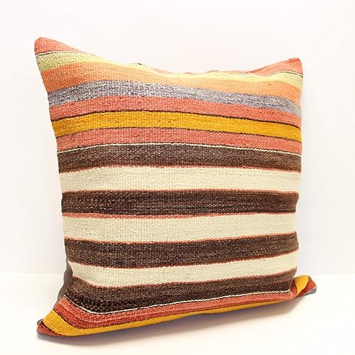 Amazon Com King Size Kilim Pillow 24x24 Inch Nautical Pillow