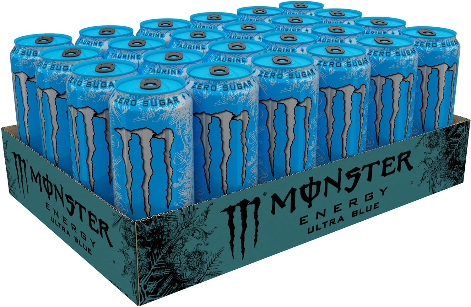 Monster Energy Zero Ultra, Sugar Free Energy Drink, 16 Ounce (Pack of 24): Grocery & Gourmet Food