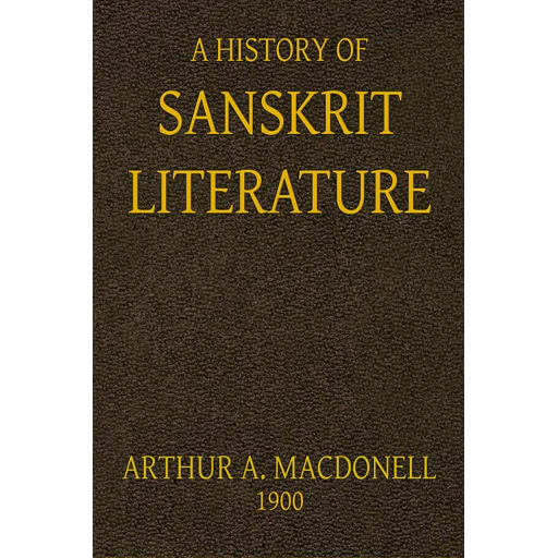 A History of Sanskrit Literature
