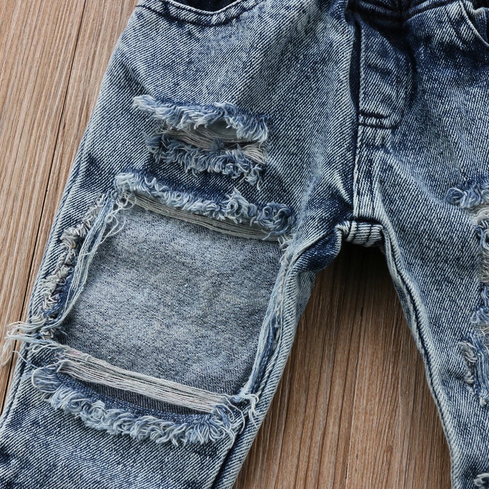 baby destroyed jeans