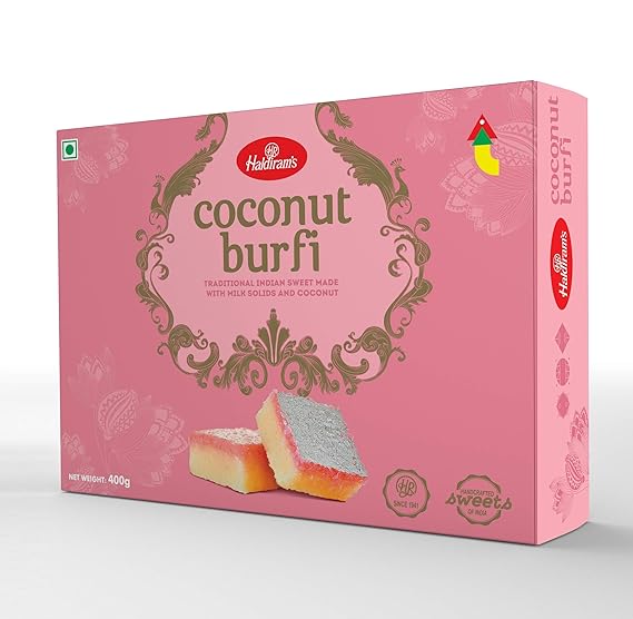 Haldirams Coconut Burfi (400 g X 1 Box)