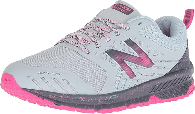 new balance womens nitrel trail running shoes light porcelain blue