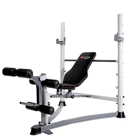 AsVIVA MB3 Multi - Hantelbank mit Langhantelstange, Beinpresse, Negativeinstellung u.v.m für das Muskeltraining zu Hause