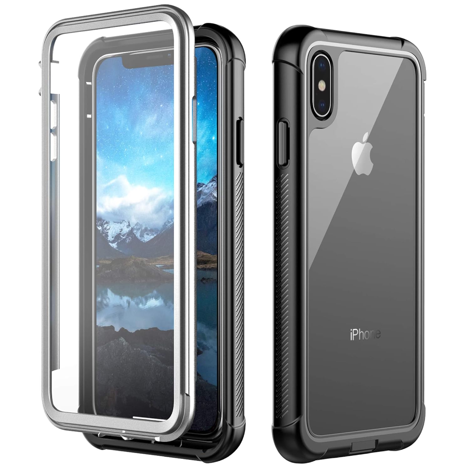 Amazon Com Iphone Xs Max Case Singdo Built In Screen Protector