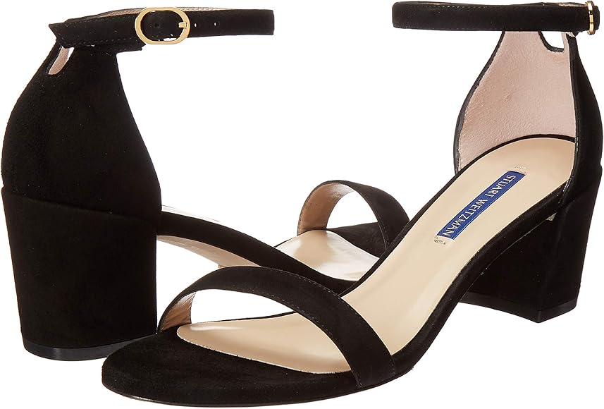 stuart weitzman simple sandal black