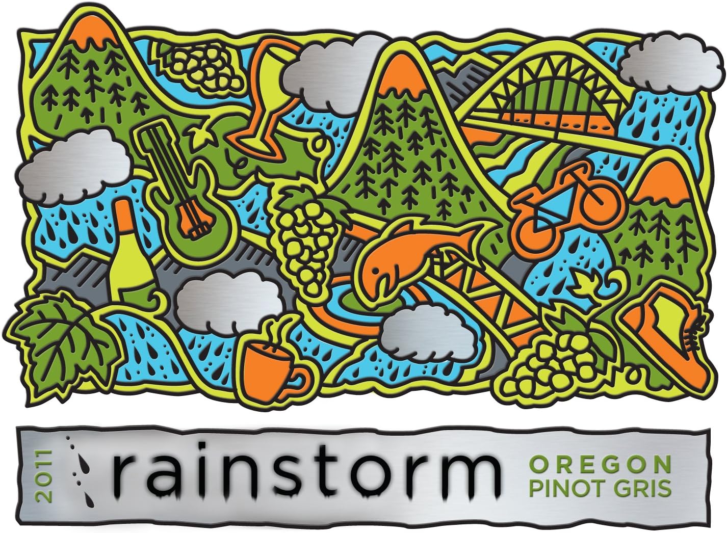 2011 Rainstorm Oregon Pinot Gris 750 mL