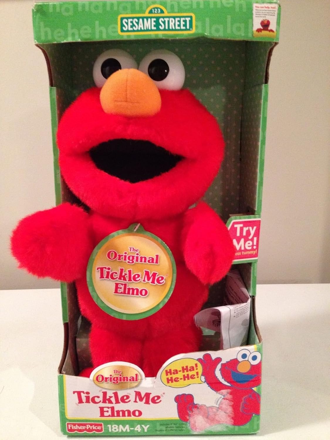 Tickle Me 16 "The Original Elmo Amazon.fr Jeux et Jouets