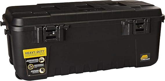 New Heavy Duty Plano - Tronco de almacenamiento militar, color negro: Amazon.es: Hogar