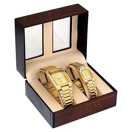 Analogue Gold Dial Unisex Watch