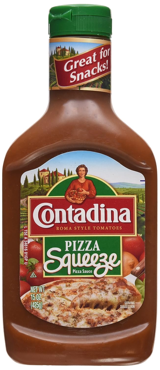 Amazon Com Contadina Pizza Squeeze Pizza Sauce 15 Oz 3 Pk