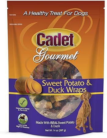 sweet potato duck dog treats