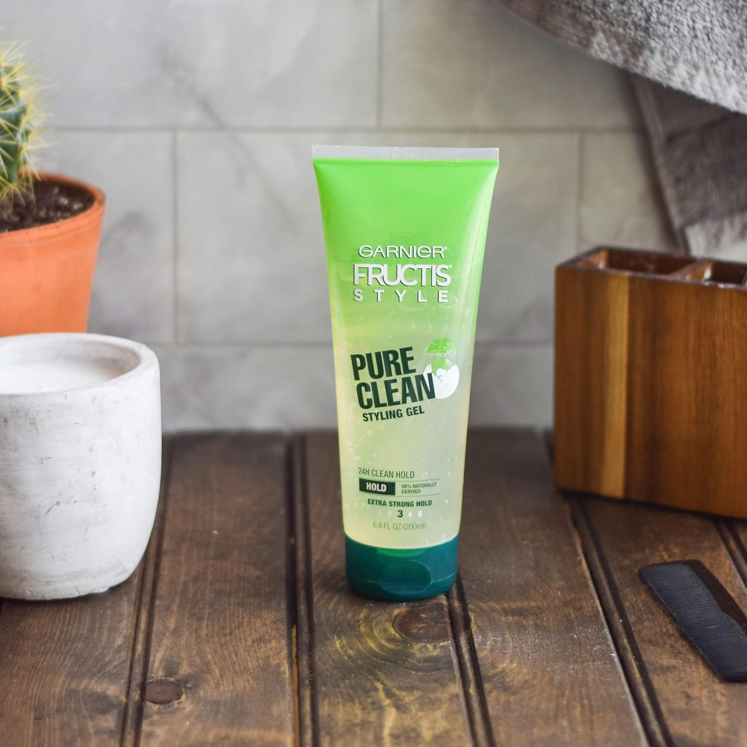 Garnier Fructis Style Pure Clean Styling Gel, 6.8 Ounces : Hair Styling Gels : Beauty