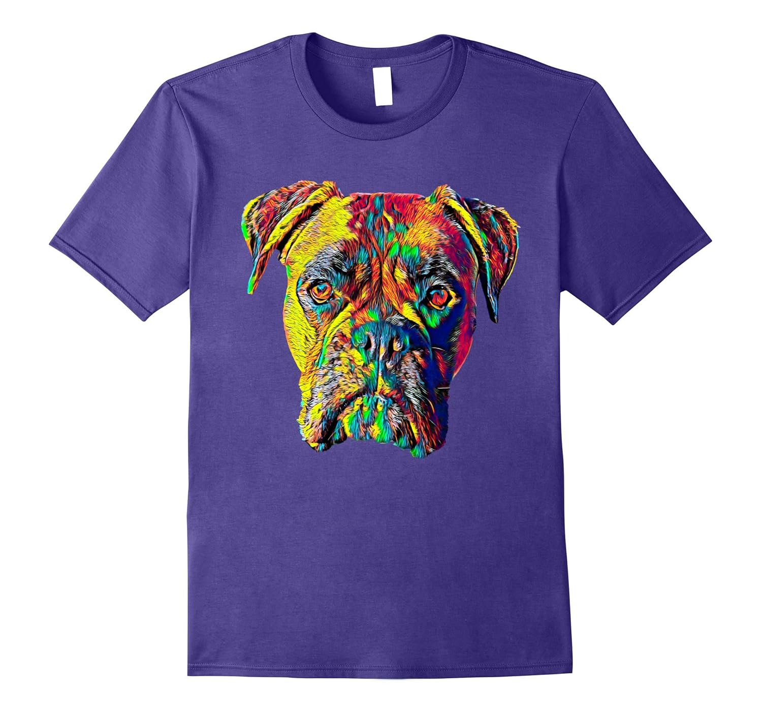 Cute Dog Boxer Breed T-Shirt Head Puppy Face Smart Pet-ANZ