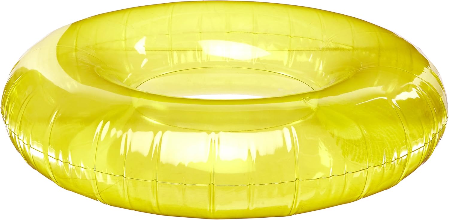 transparent pool float