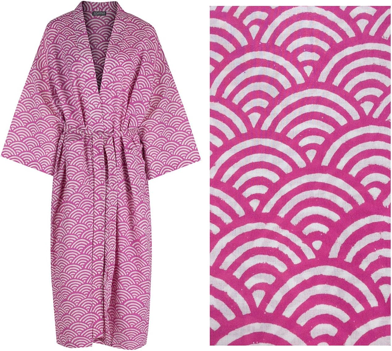 rainbow dressing gown womens