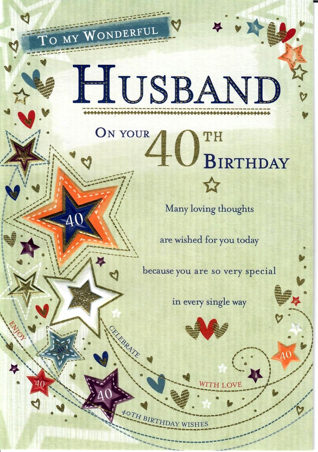 what to get my husband for his 40th birthday