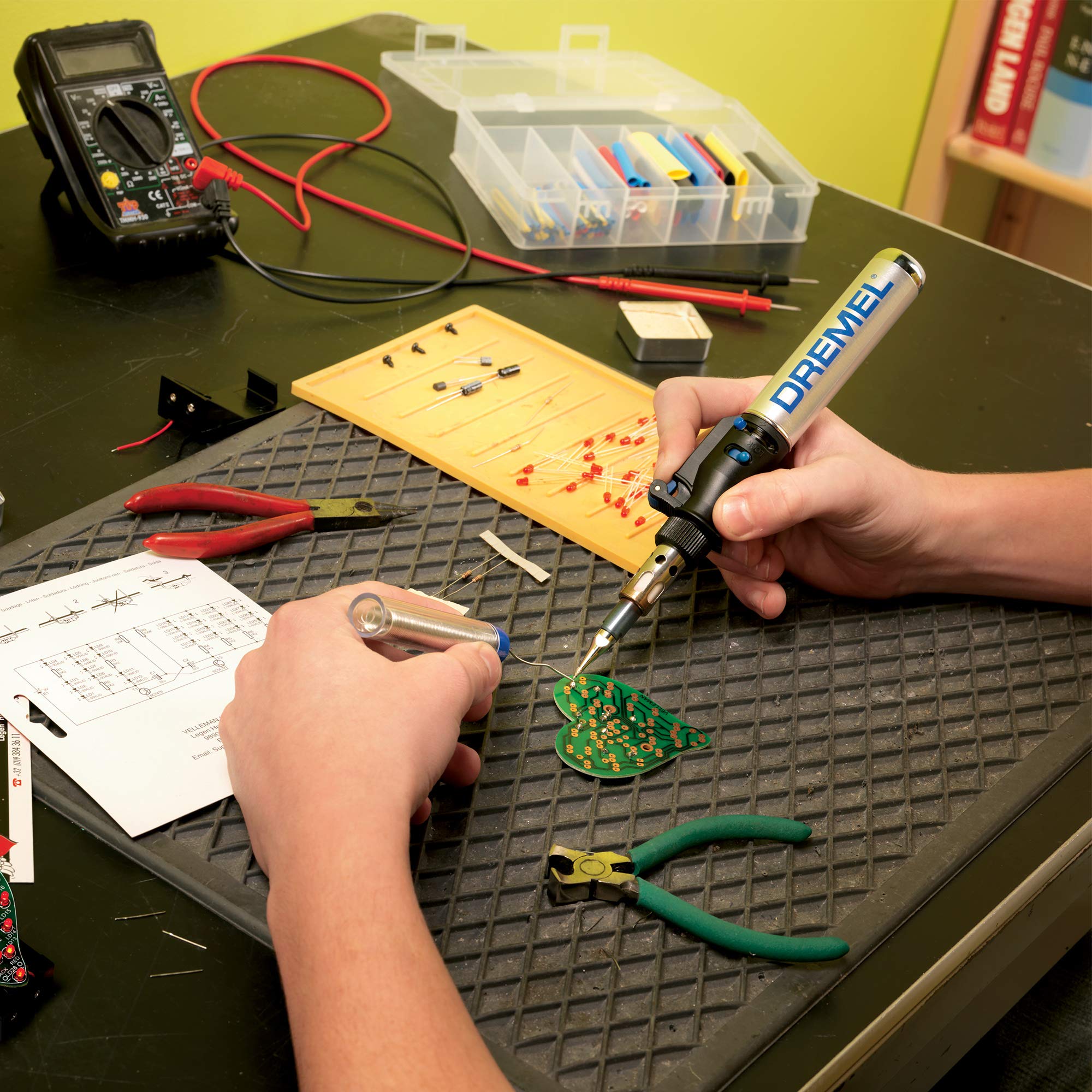 Dremel Versatip 2000 Cordless Soldering Iron Butane Gas Soldering Kit