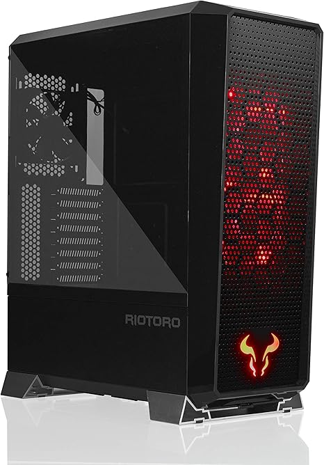 Riotoro CR1280 - Caja de Ordenador, Color Negro: Amazon.es: Informática