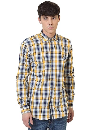 yellow checkered jeans