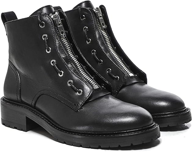 Amazon Com Rag Bone Cannon Boot Black 1 40 Us Womens 10 Ankle Bootie