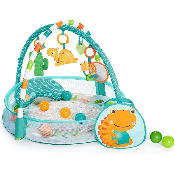 grow with me activity gym and ball pit assembly