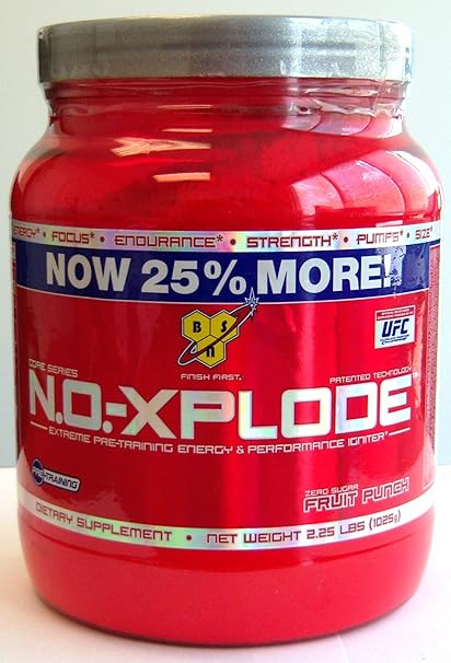 Amazon Com Bsn N O Xplode 2 0 Extreme Pre Training Performance Igniter 2 48 Lbs Fruit Punch Health Personal Care