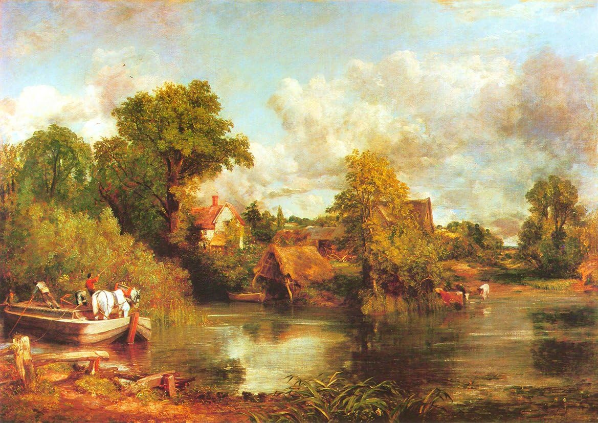 John Constable: The White Horse. Fine Art Print/Poster. Size A4 (29.7cm x 21cm)
