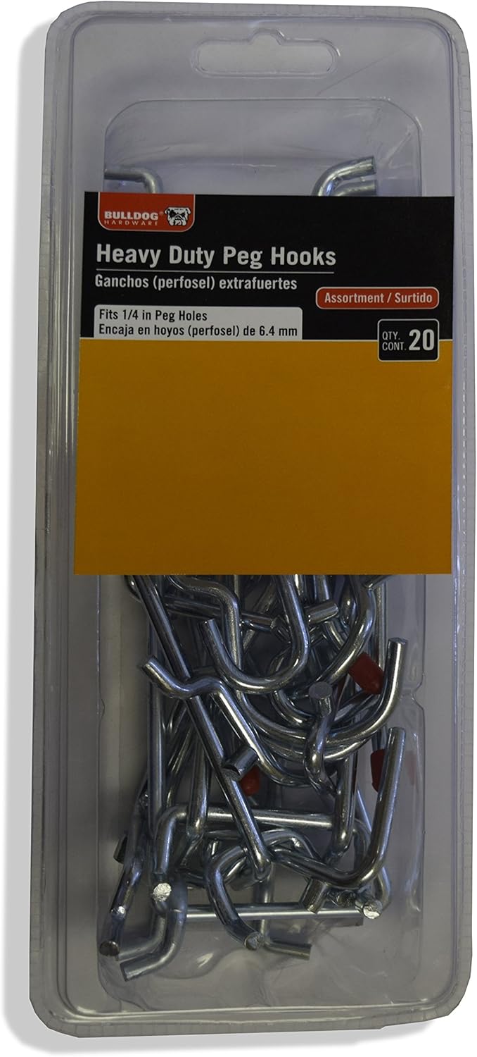 Bulldog Hardware 20 Pack Peg Hooks Home & Kitchen