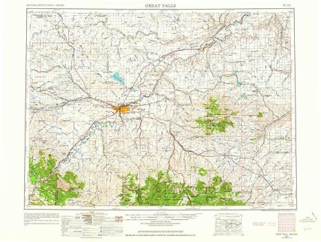 Map Of Great Falls Montana - Maping Resources