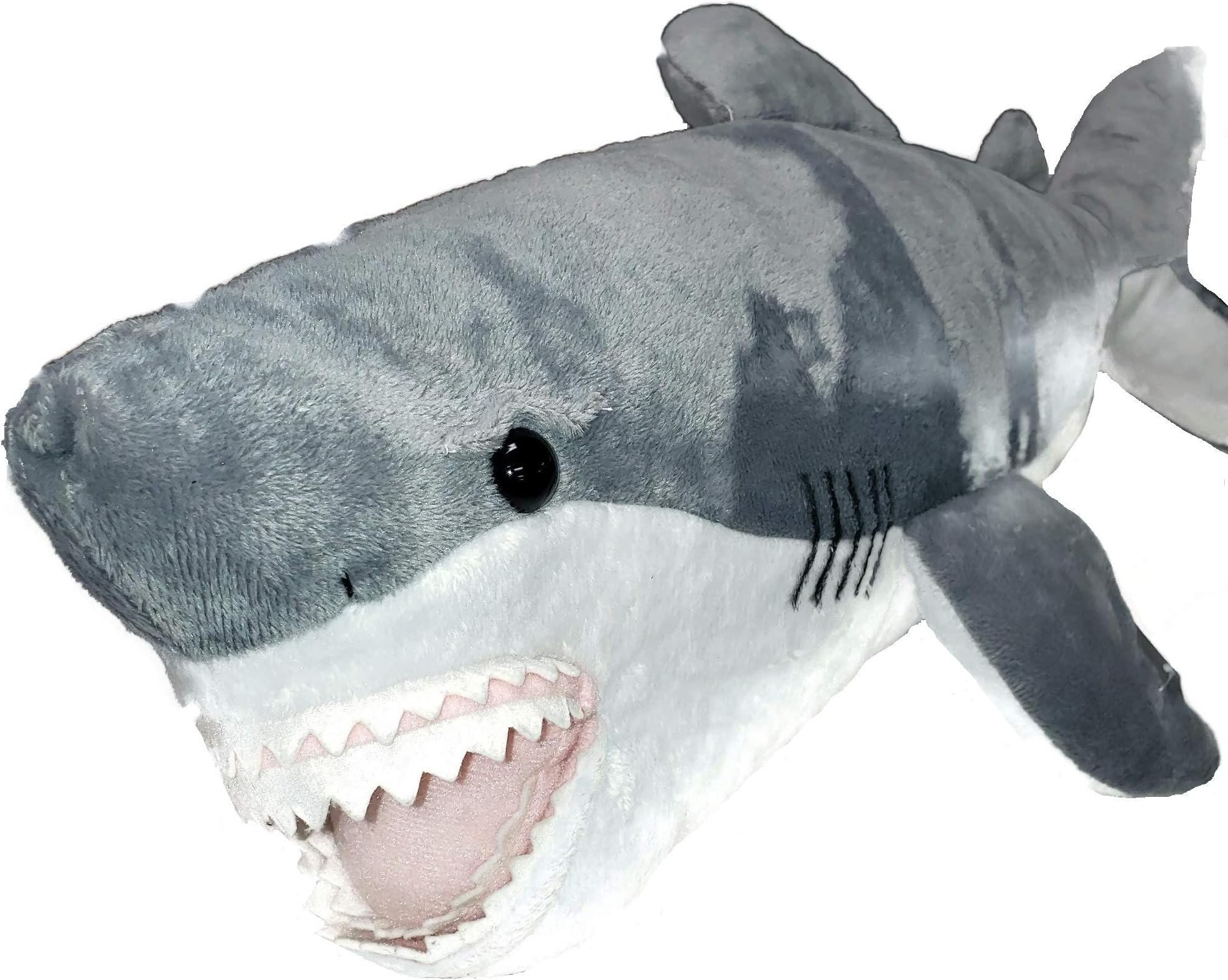 Conservation Critter Huge 25" Plush Great White Shark by Wildlife Artists (Stuffed Animal) X-Large