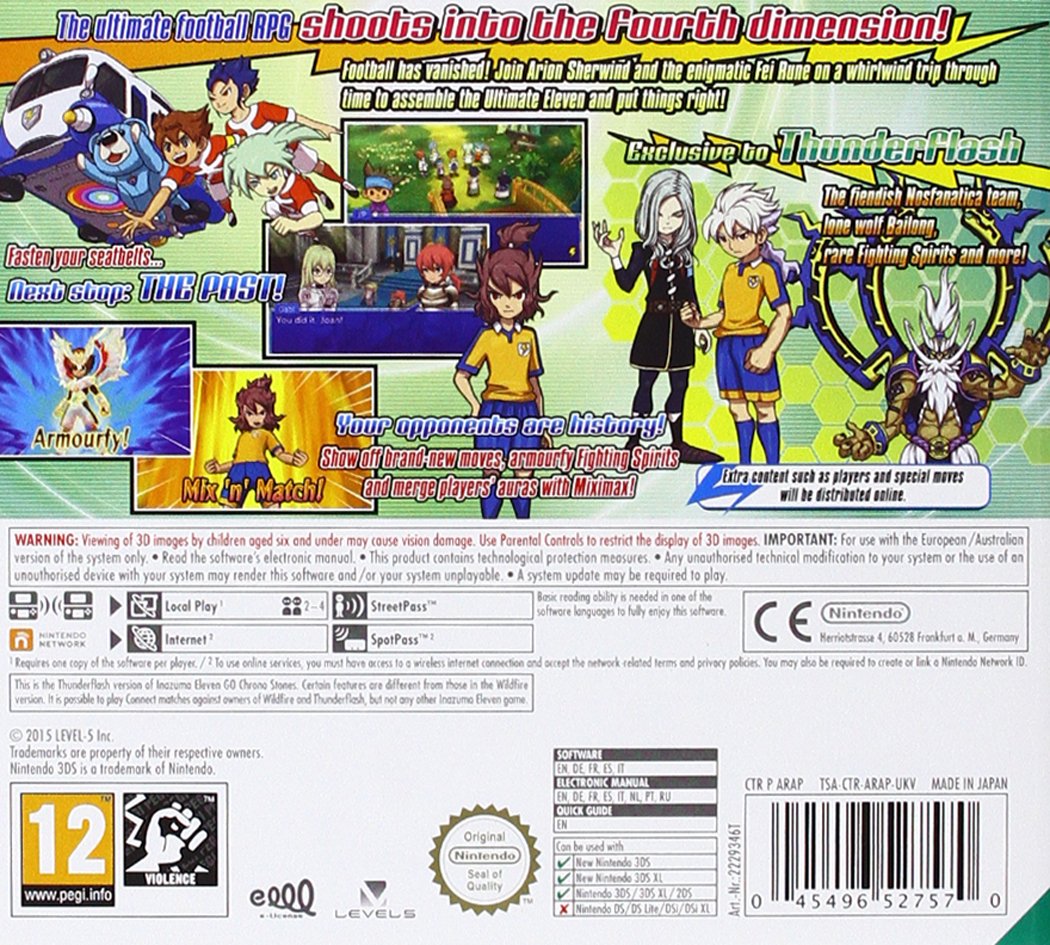 Get Amazon Com Nintendo Inazuma Eleven Go Chrono Stones Thunderflash For iPhone Free Get Wallpaper Amazon Com Nintendo Inazuma Eleven Go Chrono Stones Thunderflash For Android