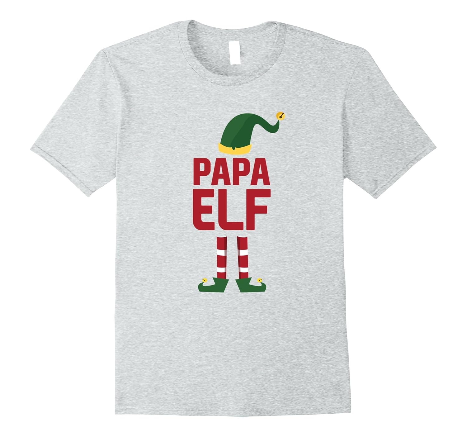 Mens Papa Elf Christmas Season Dad Mom Matching Pajama T-Shirt-ANZ