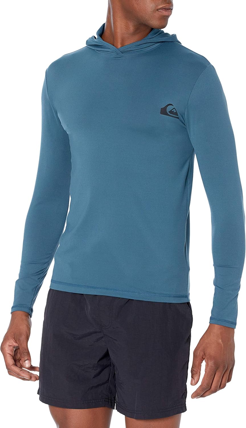 Quiksilver Mens Dredge Hooded Ls Hooded Long Sleeve Rashguard Surf
