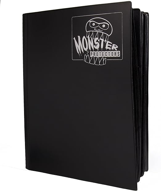 Amazon Monster Protectors 巨大な7カードの容量を備えた標準的な9ポケット トレーディングカードバインダーの2倍の大怪獣 バインダーxlサイズは 遊戯王 魔法とポケモンに適合します トレカ 通販