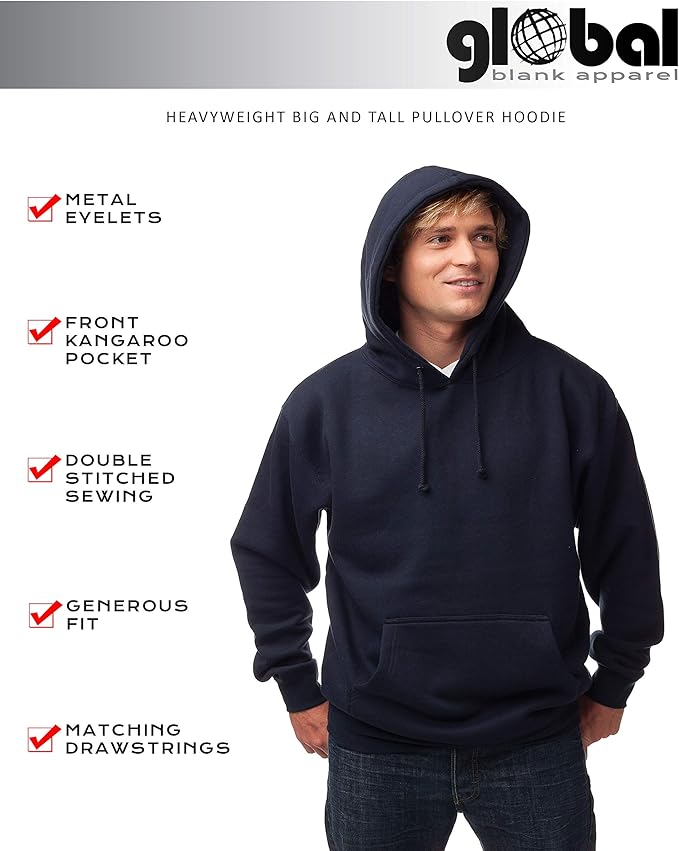 blank heavyweight hoodies