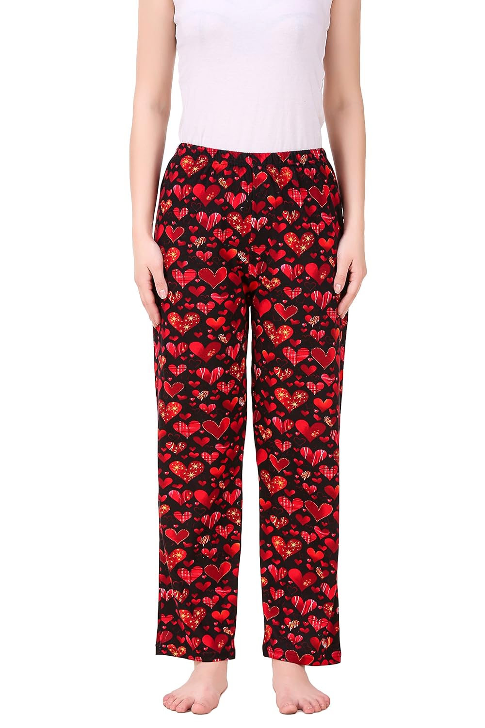 masha women's cotton printed multicolor pyjama