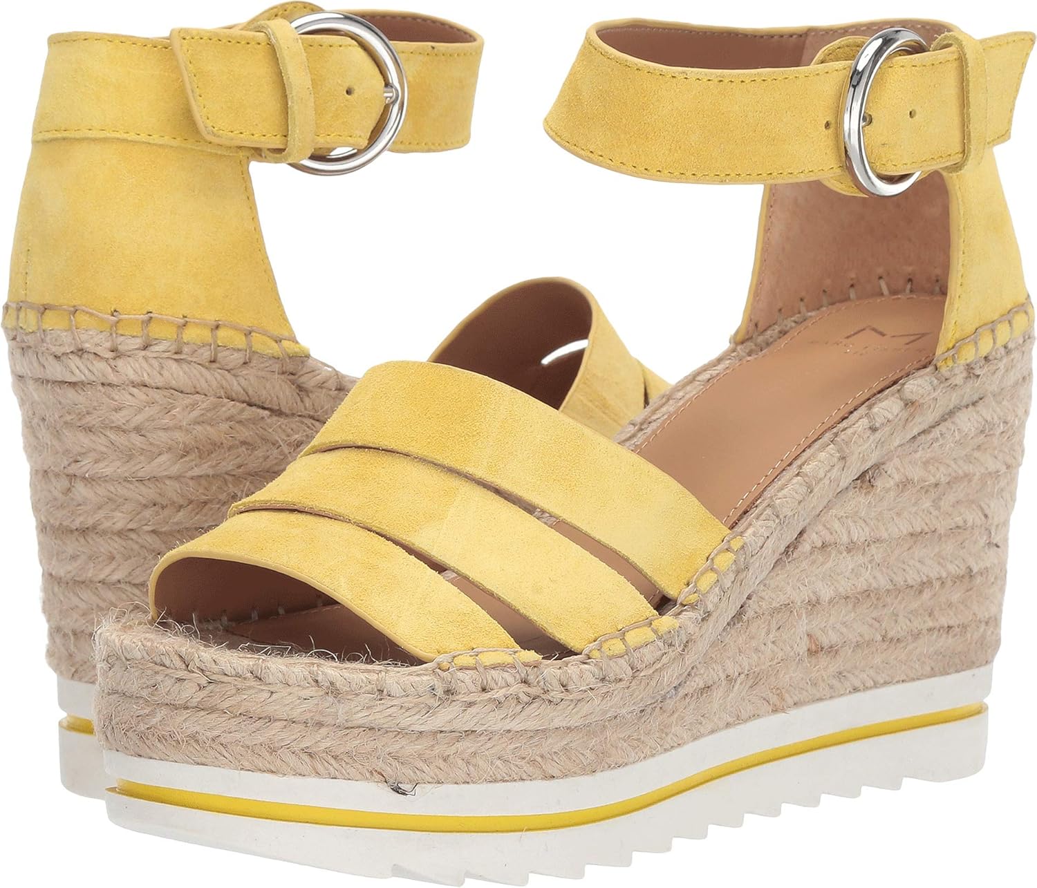marc fisher yellow wedges