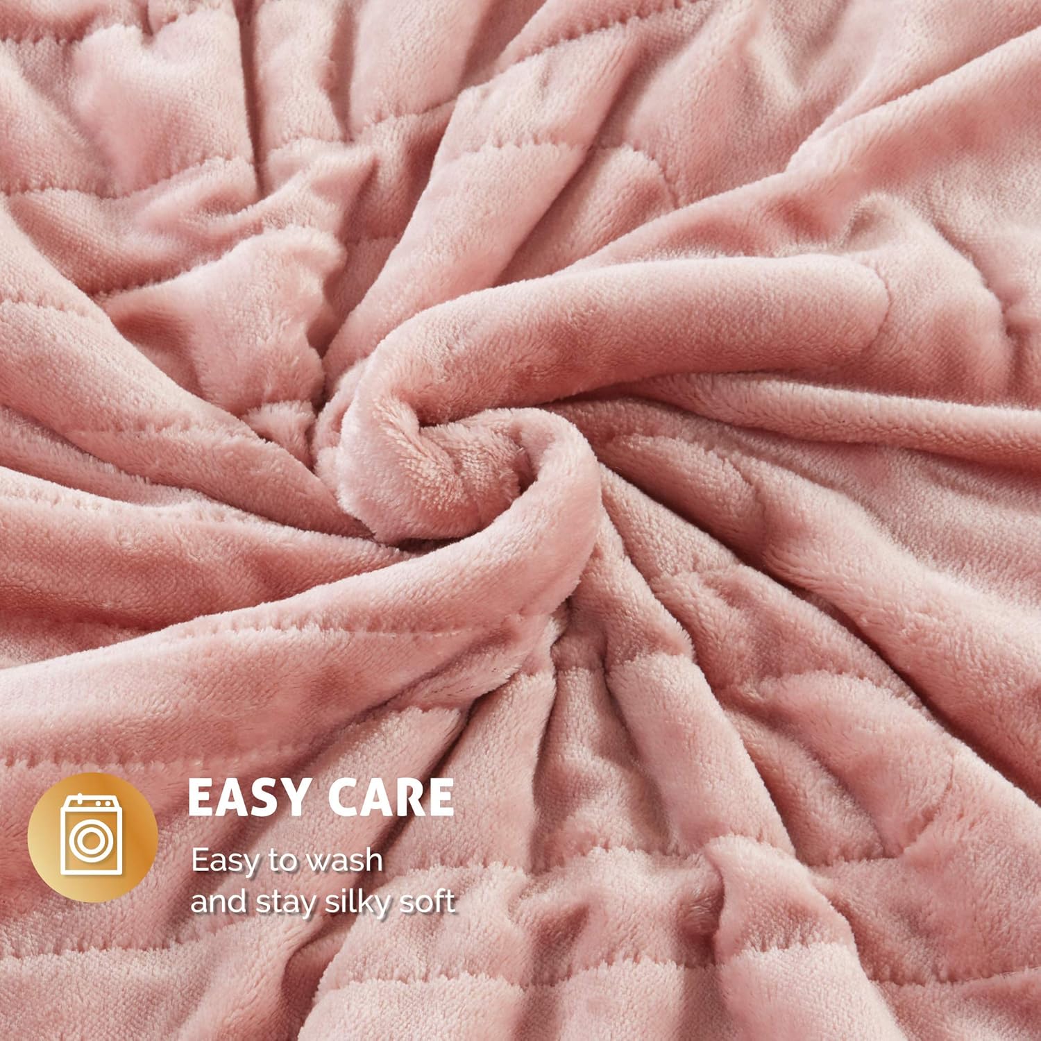 Hyde Lane Sherpa Electric Heated Blanket | 60x70 Premium Oversized Plush Electric Blanket | Blush | Extra Cozy & Soft | 3 Heat Settings | Auto-Shutoff | Machine Washable: Home & Kitchen