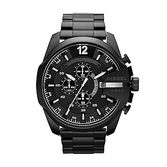 Mega Chief Analog Black Dial Men's Watch - DZ4283