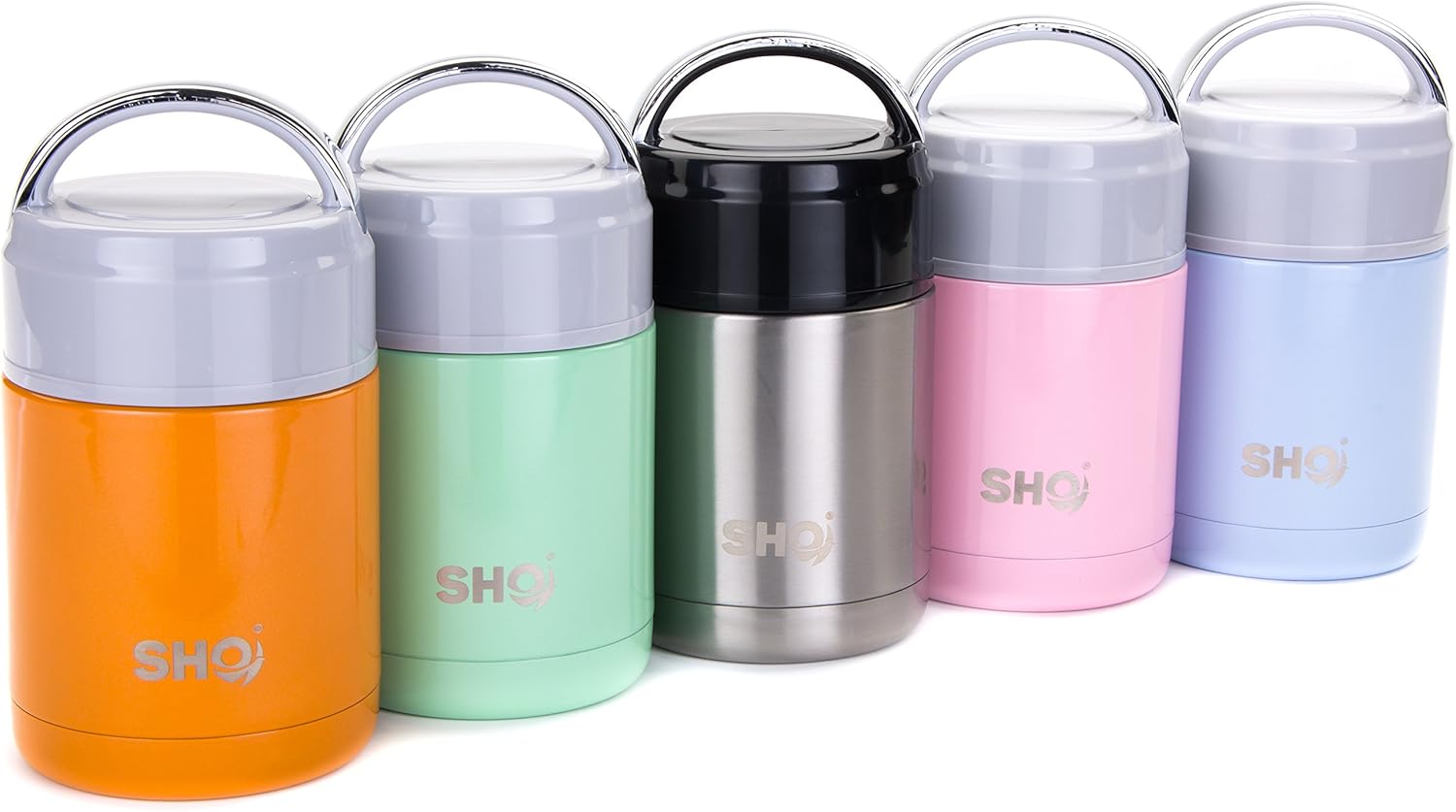 metal lunch box with thermos