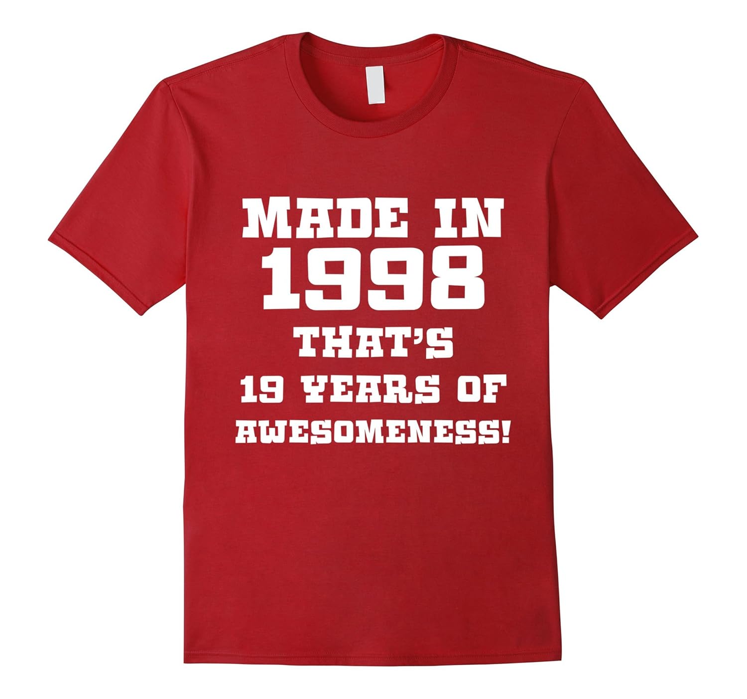 T-Shirt For 19 Year Old Boys &Amp; Girls 19Th Birthday Gift Tees-Art – Artvinatee