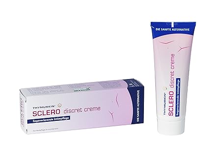 Thymuskin Sclero discret - Creme zur Intimpflege bei trockener Haut, Juckreiz & Lichen sclerosus - für hochsensible Haut geei