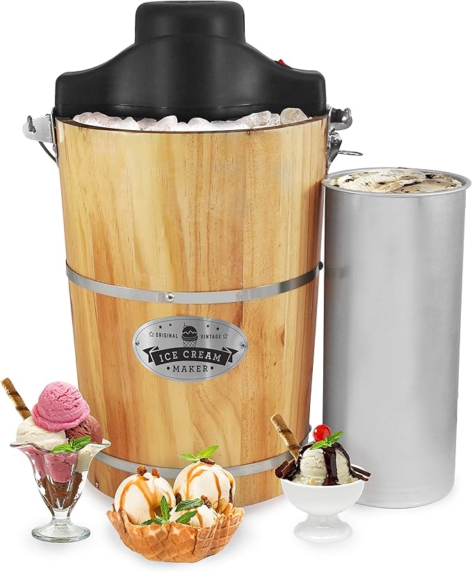 MaxiMatic EIM506 Elite Gourmet 6Quart OldFashioned PineBucket