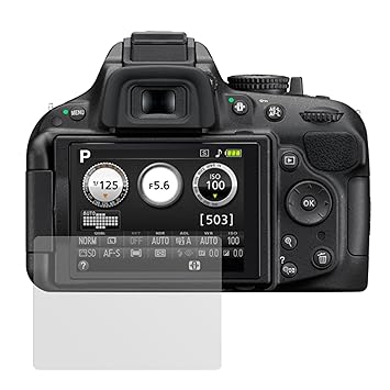dipos I 6X Protector de Pantalla Mate Compatible con Nikon D5200 ...