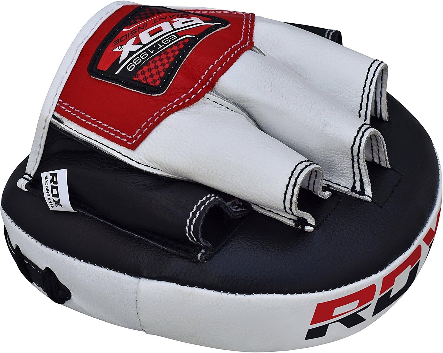 RDX Boxing Pads Mini Focus Mitts, Maya Hide Leather Micro Hook and Jab Hand Pads, Smartie Strike Shield for Kickboxing, MMA, Muay Thai, Punching Target, Martial Arts, Karate Training : Sports & Outdoors